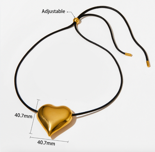 Victoire | Collier en acier inoxydable plaqué or 18K